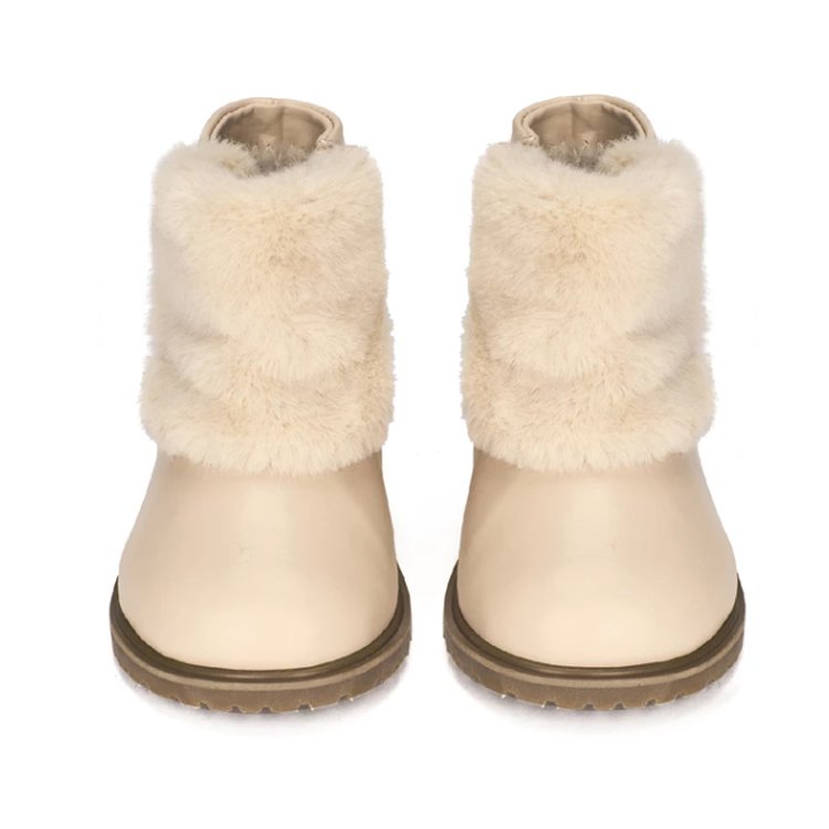 CHOOZII Wholesale Children Shoes Kids Girls Double Elastic Warm Suede Leather Cotton Fabric Inner Boots