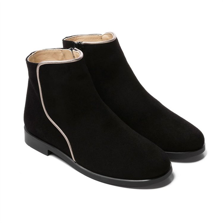 CHOOZII Wholesale Children Shoes Kids Girls Double Elastic Warm Suede Leather Cotton Fabric Inner Boots