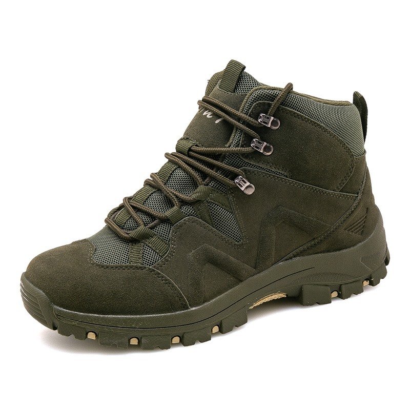 Outdoor High-top Desert Boots New Round Breathable Special Forces Boots Hiking Shoes Adult Men A3