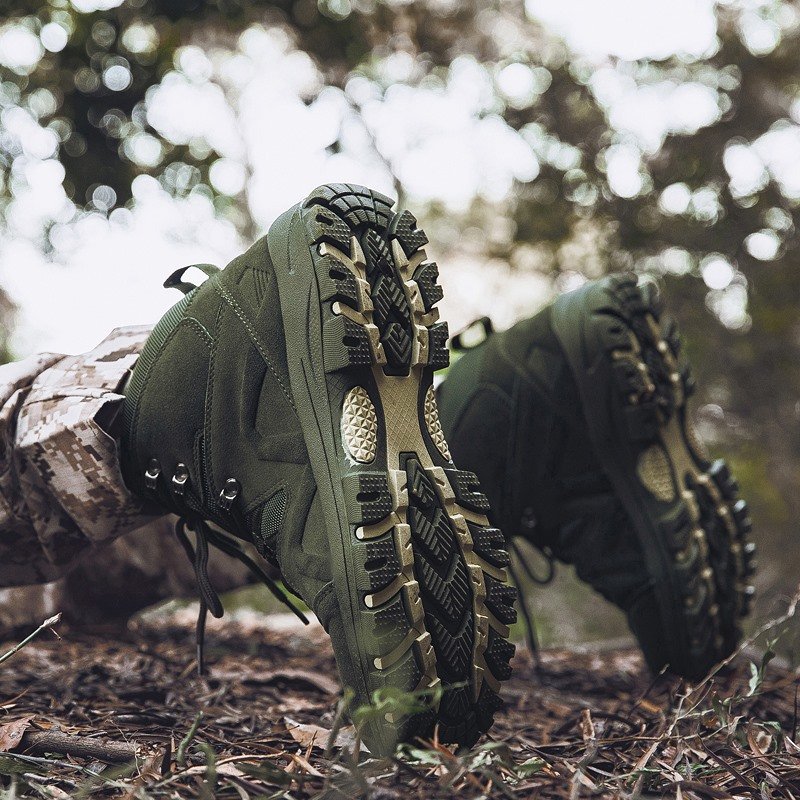 Outdoor High-top Desert Boots New Round Breathable Special Forces Boots Hiking Shoes Adult Men A3