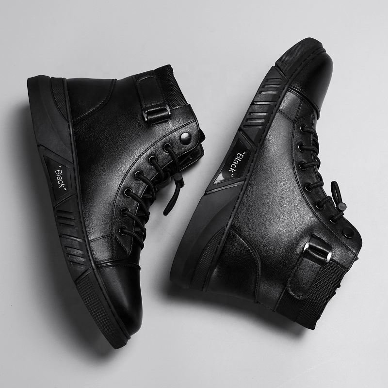 2025 Ruizi New British Solid Colour Factory Direct Wholesale Boots For Men