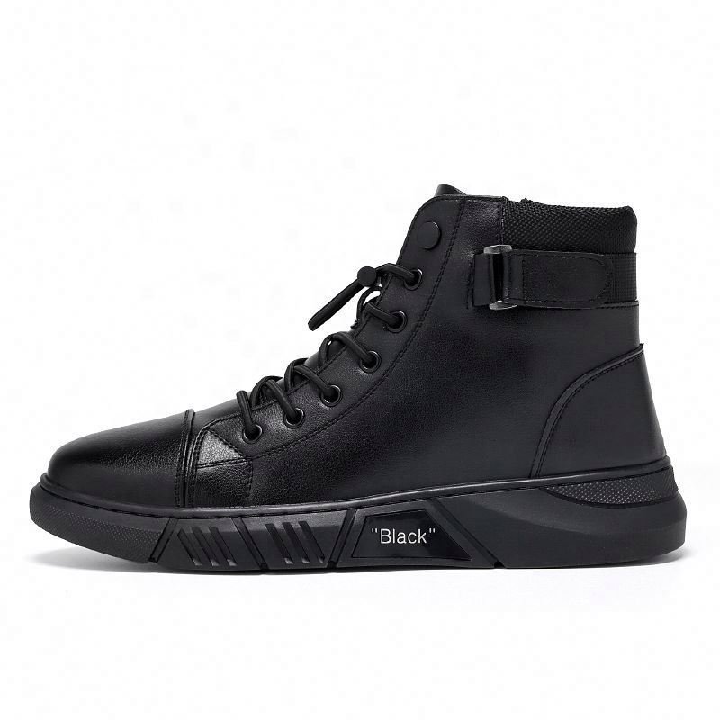 2025 Ruizi New British Solid Colour Factory Direct Wholesale Boots For Men