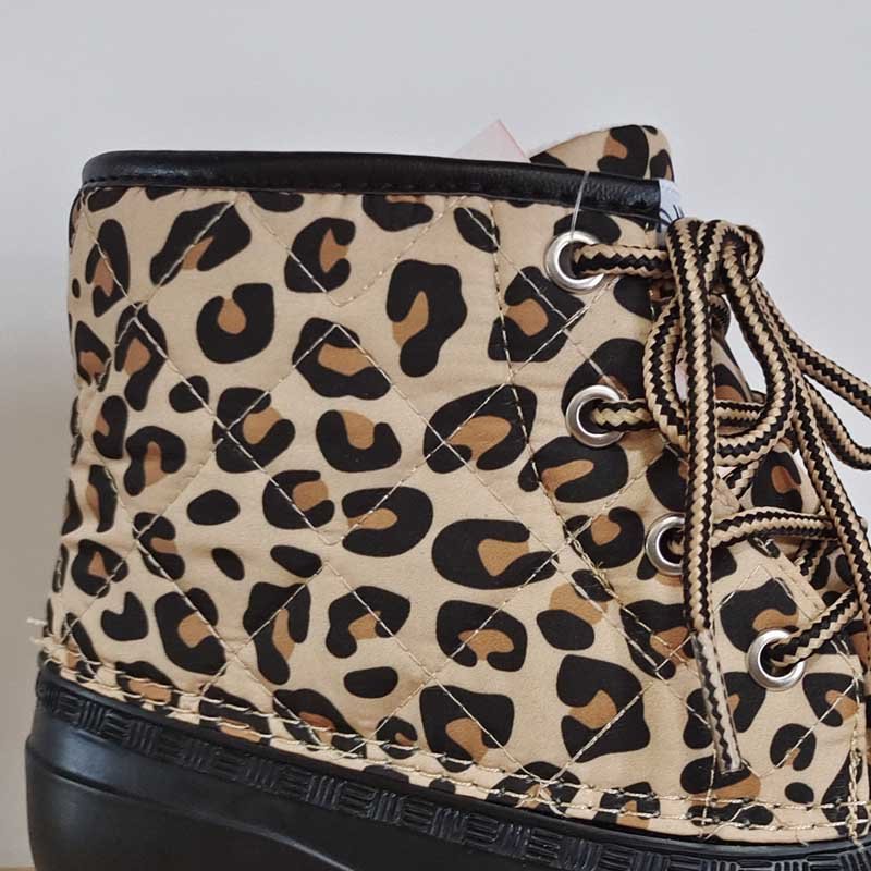 Waterproof Outsole Ankle High Winter Snow boots Saltwater Two Tone Women Duck Rain Boots