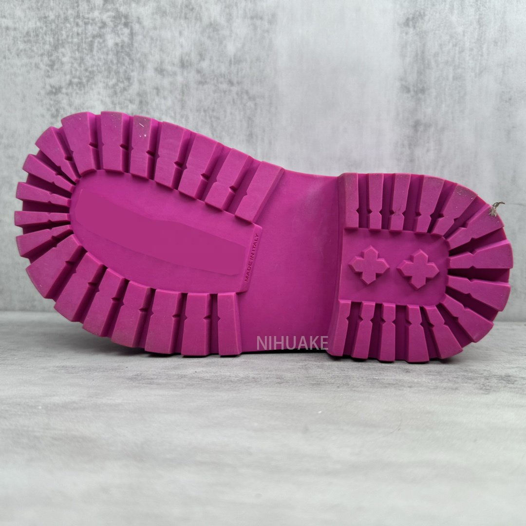 Exaggerated Extra Round Top Quality Men Alaska Fur High Snow Boots Women's Pink Alaska High Suede Boots