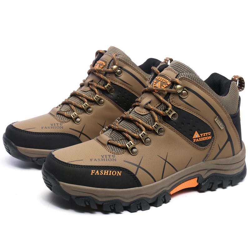 Hot Design Fashion Climbing shoes Good Quality Big Size Comfort Non-slip Sport Hiking Shoes Men Outdoor Boots