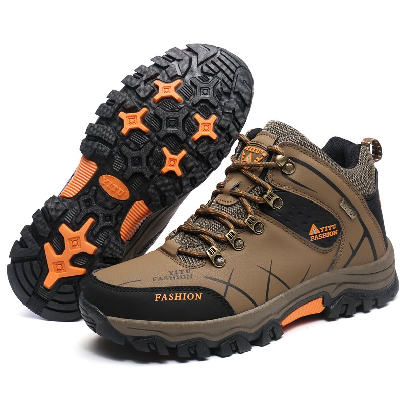 Hot Design Fashion Climbing shoes Good Quality Big Size Comfort Non-slip Sport Hiking Shoes Men Outdoor Boots