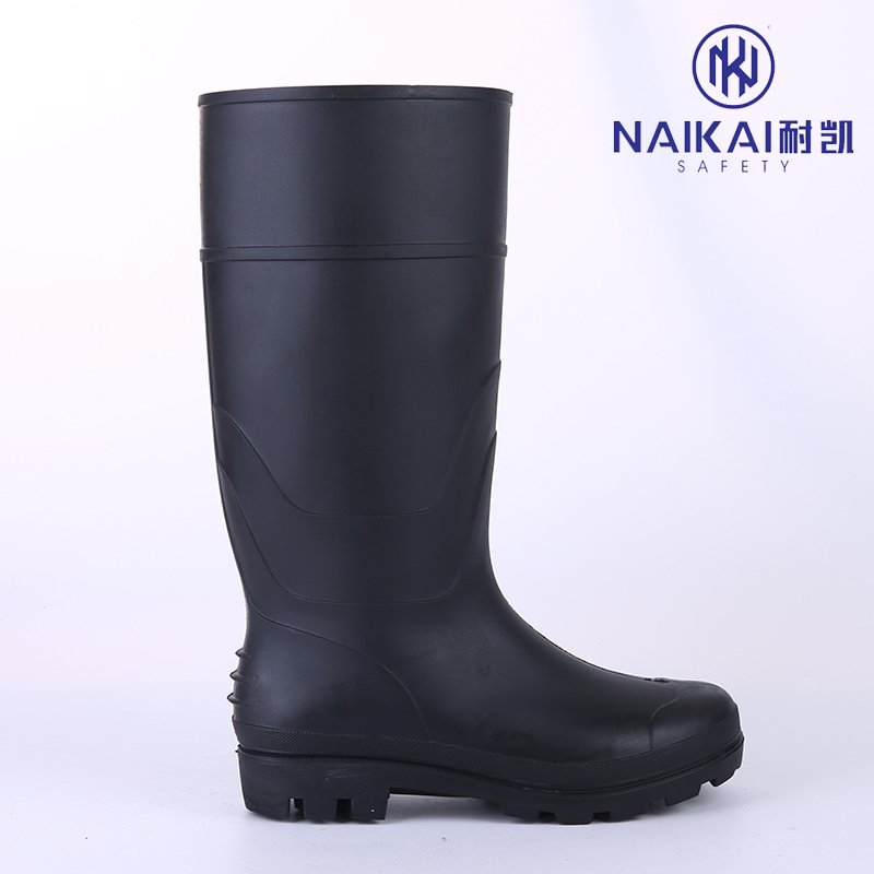 Factory Direct Sales Anti Slip Unisex Plastic PVC Rain Boots Waterproof Rain Boots Woman