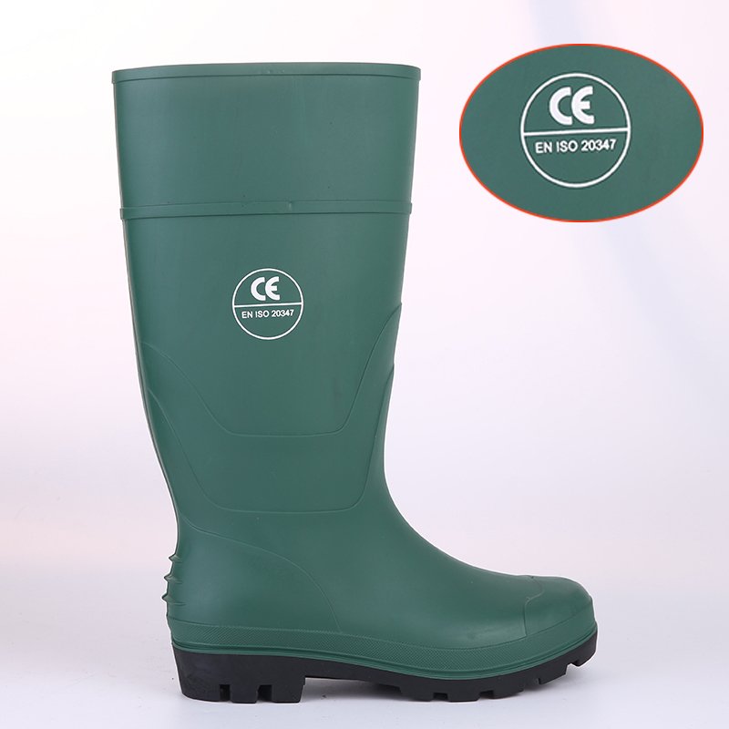 Factory Direct Sales Anti Slip Unisex Plastic PVC Rain Boots Waterproof Rain Boots Woman