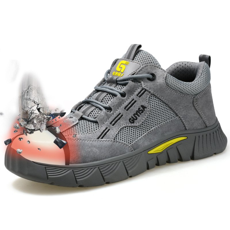 Electrically insulating 6KV 10KV Anti Slip Leather Steel Toe Safety Boots Men Heavy Industry Work Safety Shoes For Men