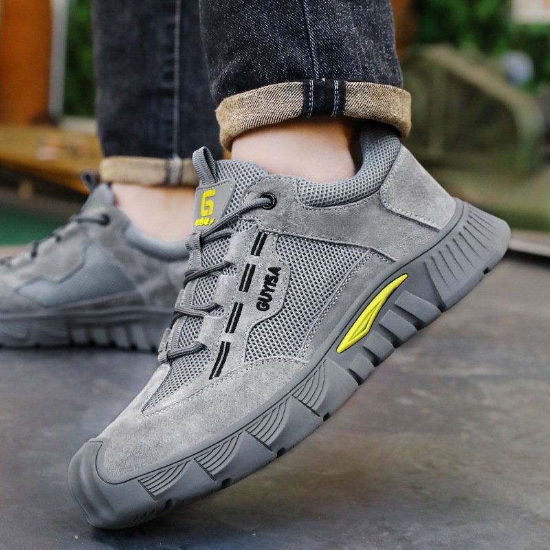 Electrically insulating 6KV 10KV Anti Slip Leather Steel Toe Safety Boots Men Heavy Industry Work Safety Shoes For Men