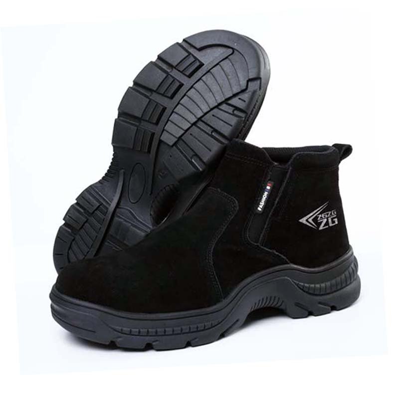 Quality Boot High Cut Ankle Safety Work Boots For Wholesale, brown safety boots no lace
