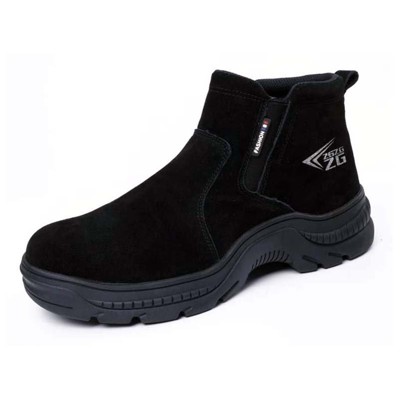 Quality Boot High Cut Ankle Safety Work Boots For Wholesale, brown safety boots no lace