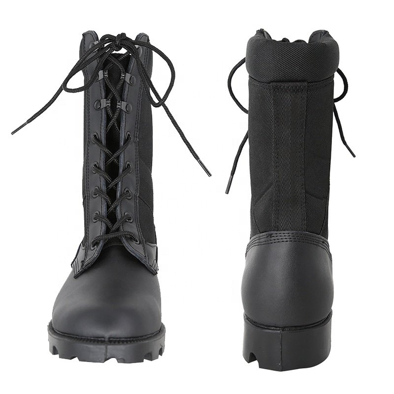 KMS Custom Wholesale Black Breathable Oxford Rubber Desert Jungle Combat Shoes Tactical Boots Outdoors Shoes For Men