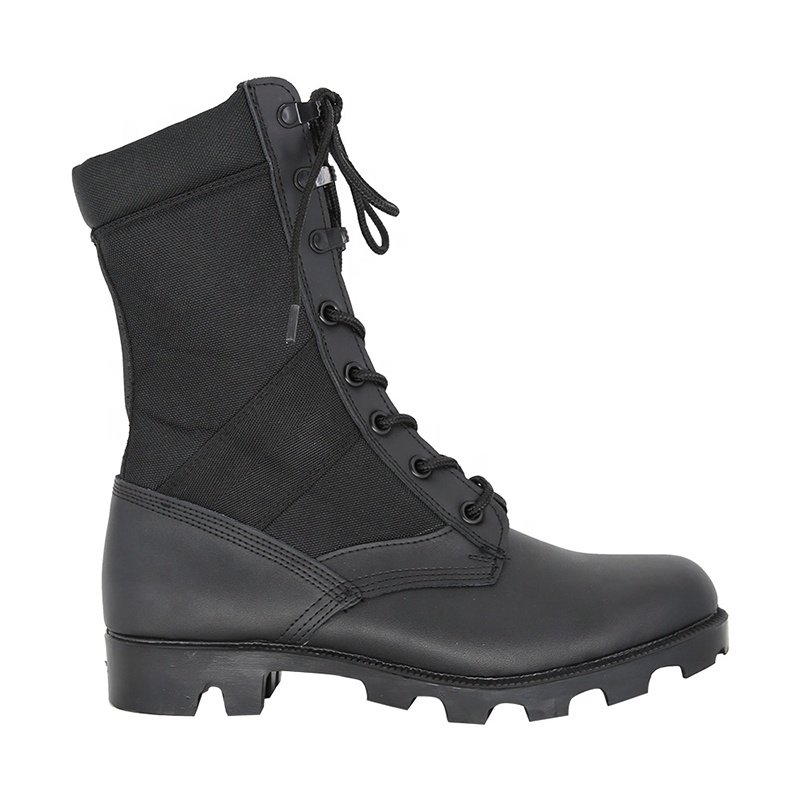 KMS Custom Wholesale Black Breathable Oxford Rubber Desert Jungle Combat Shoes Tactical Boots Outdoors Shoes For Men