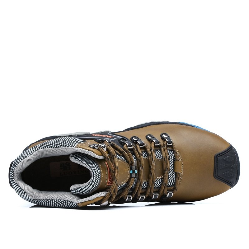 New 2024 high top gum boots for men outdoor dessert genuine real leathers hiker shoes boot 38-46# big size factory customize