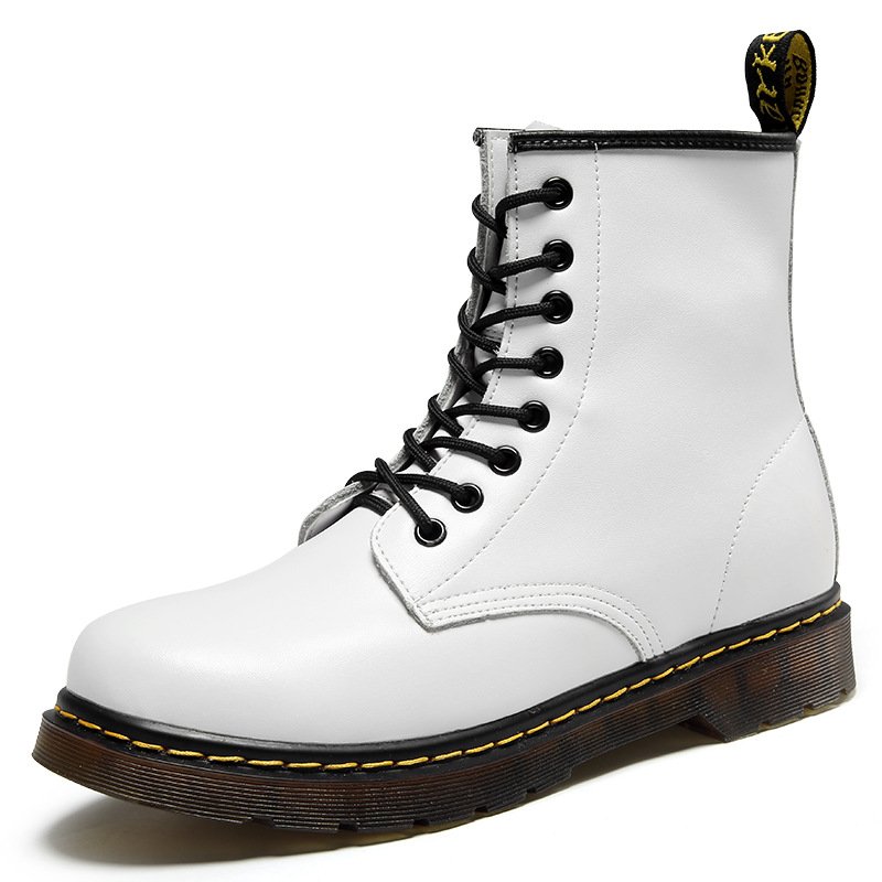 Autumn Men's Slip-On Ankle Boots Hot Selling Plus Size Vibram Outsole Leather & Canvas Upper Cushioned & Fashionable Trend
