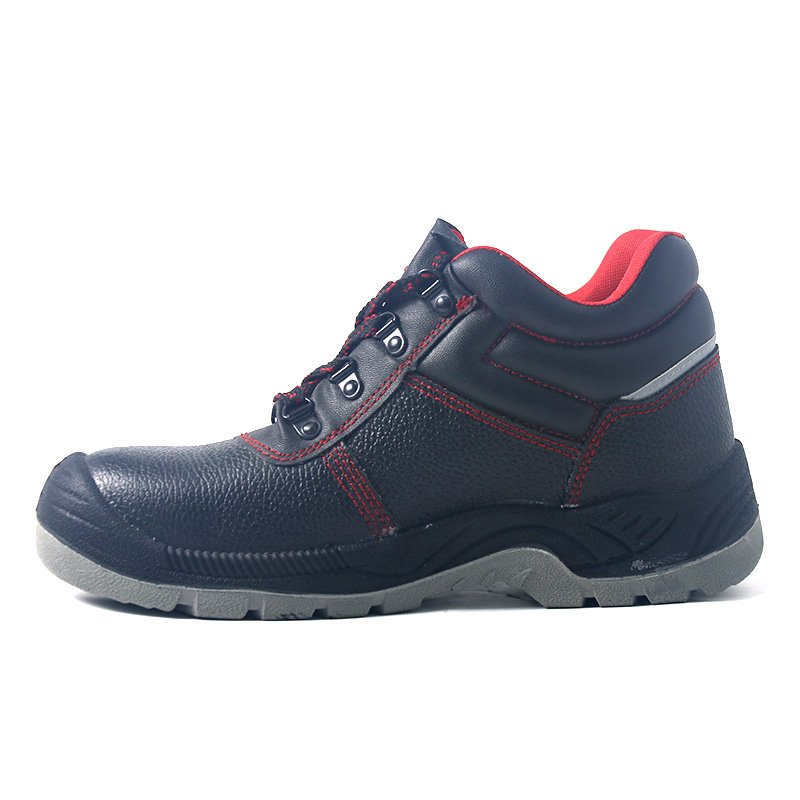 anti slip woodland light weight safety shoes steel toe for men work shoe leather safety boots with steel toe for workers