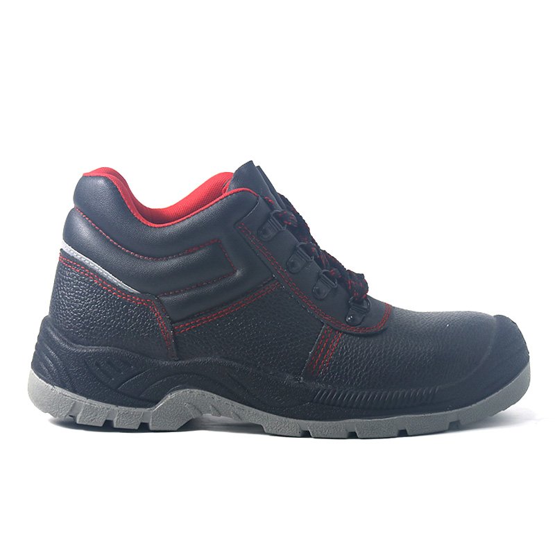 anti slip woodland light weight safety shoes steel toe for men work shoe leather safety boots with steel toe for workers