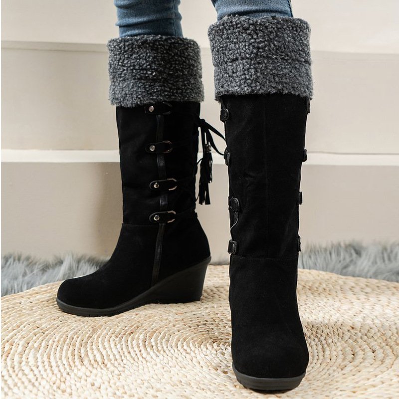 Factory Direct Wholesale winter snow boots for women trendy boots for women designer high boots