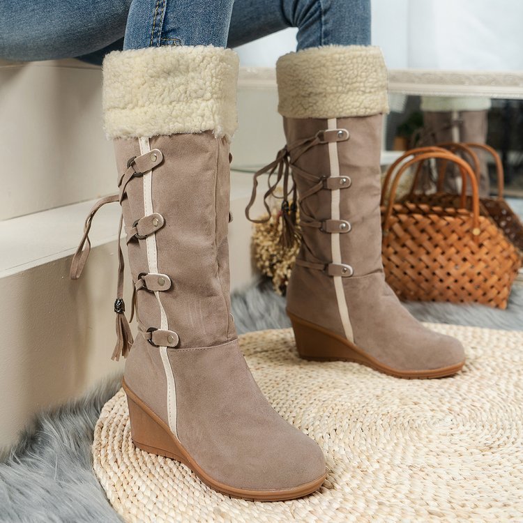 Factory Direct Wholesale winter snow boots for women trendy boots for women designer high boots