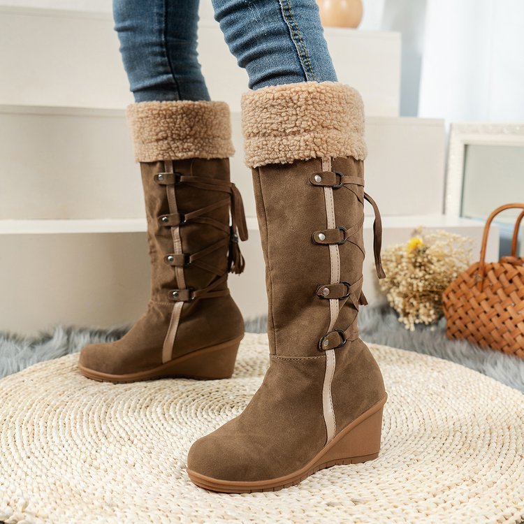 Factory Direct Wholesale winter snow boots for women trendy boots for women designer high boots