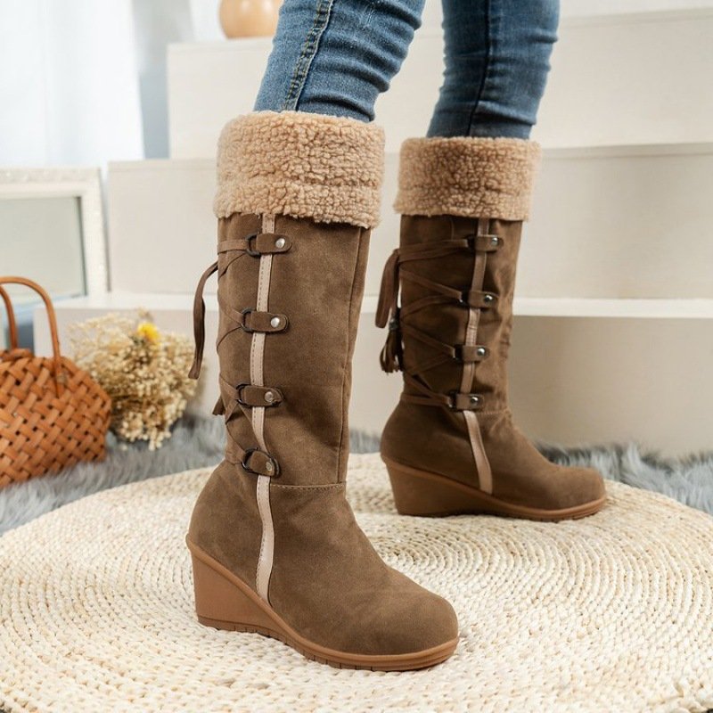 Factory Direct Wholesale winter snow boots for women trendy boots for women designer high boots