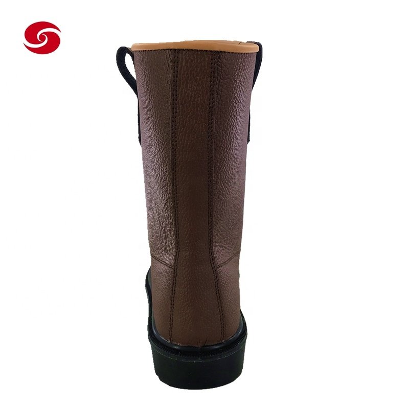 Comfortable Safety Shoes Safety Shoes Boots EVA China Customized Xinxing Multi-function Anti Slip Oil Resistant Leather PU Brown