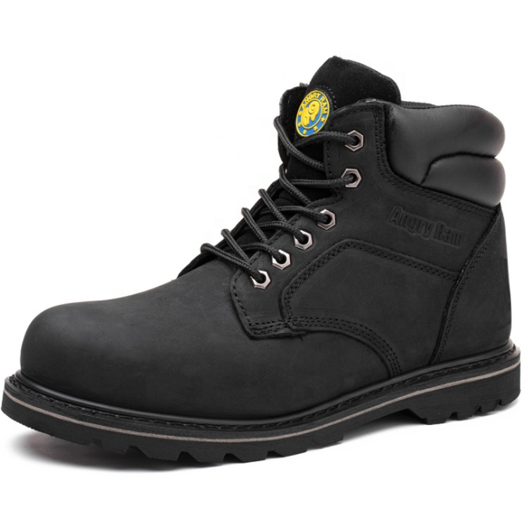 Factory price Steel toe leather safety footwear equipment men perforated electrical protection work safety shoes boots