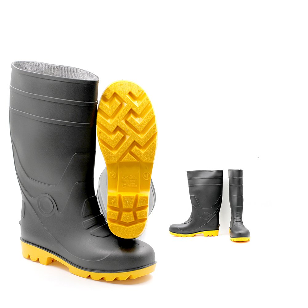 wellington unisex plastic pvc rain boots safety gumboots waterproof men wholesale steel toe for adults