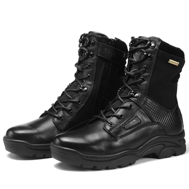 Outdoor climbing boots Combat Shoes Shoes Anti slip and wear-resistant Men's Boots Tactical Boots