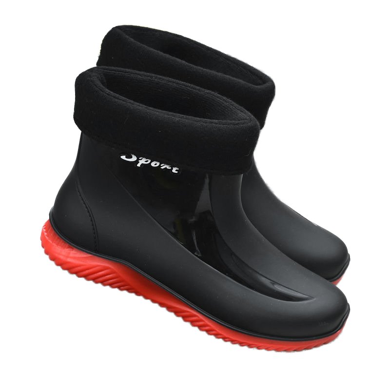 wholesale factory price cheap Waterproof boots for men rubber shoe rain boots men raining fishing shoes gumboots rain shoes