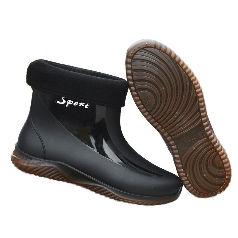 wholesale factory price cheap Waterproof boots for men rubber shoe rain boots men raining fishing shoes gumboots rain shoes