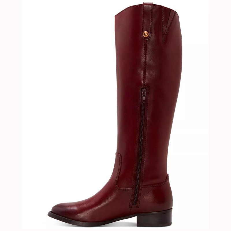 Best Winter Boots Custom Made High Heel Classy Riding Leather Zip up boots for Womens