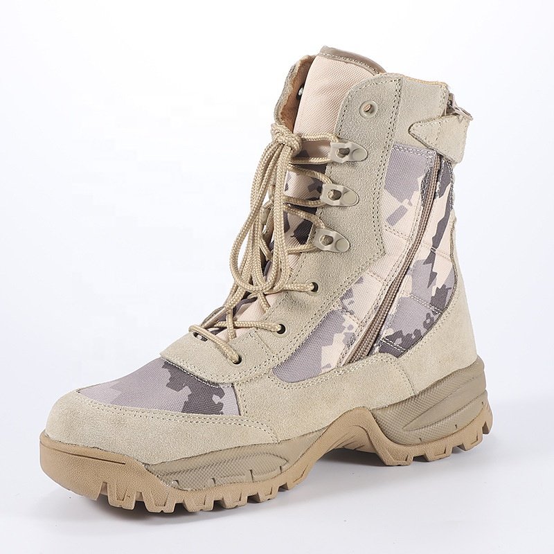 OEM Low Price Black Desert Tactical Boots Summer Hiking Jungle Shoes Camouflage Combat boots