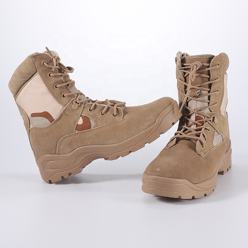 OEM Low Price Black Desert Tactical Boots Summer Hiking Jungle Shoes Camouflage Combat boots