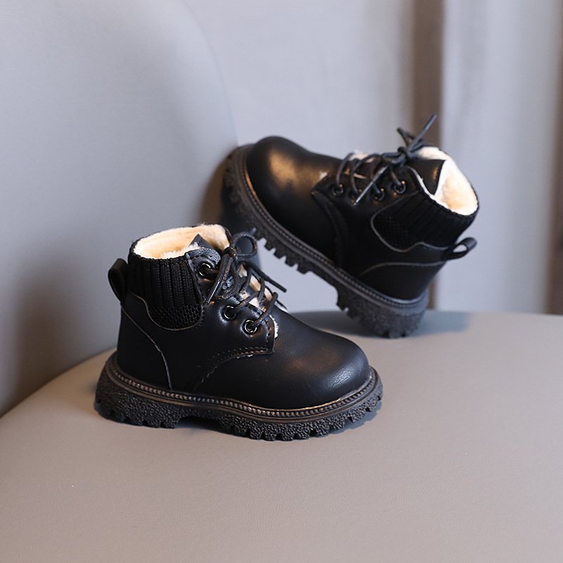 New Wholesale Winter Kids Shoes Sweet Girls Flat Casual Boots