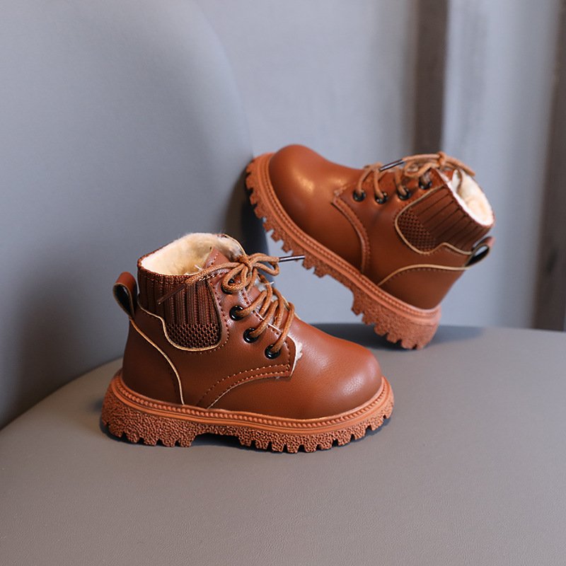New Wholesale Winter Kids Shoes Sweet Girls Flat Casual Boots