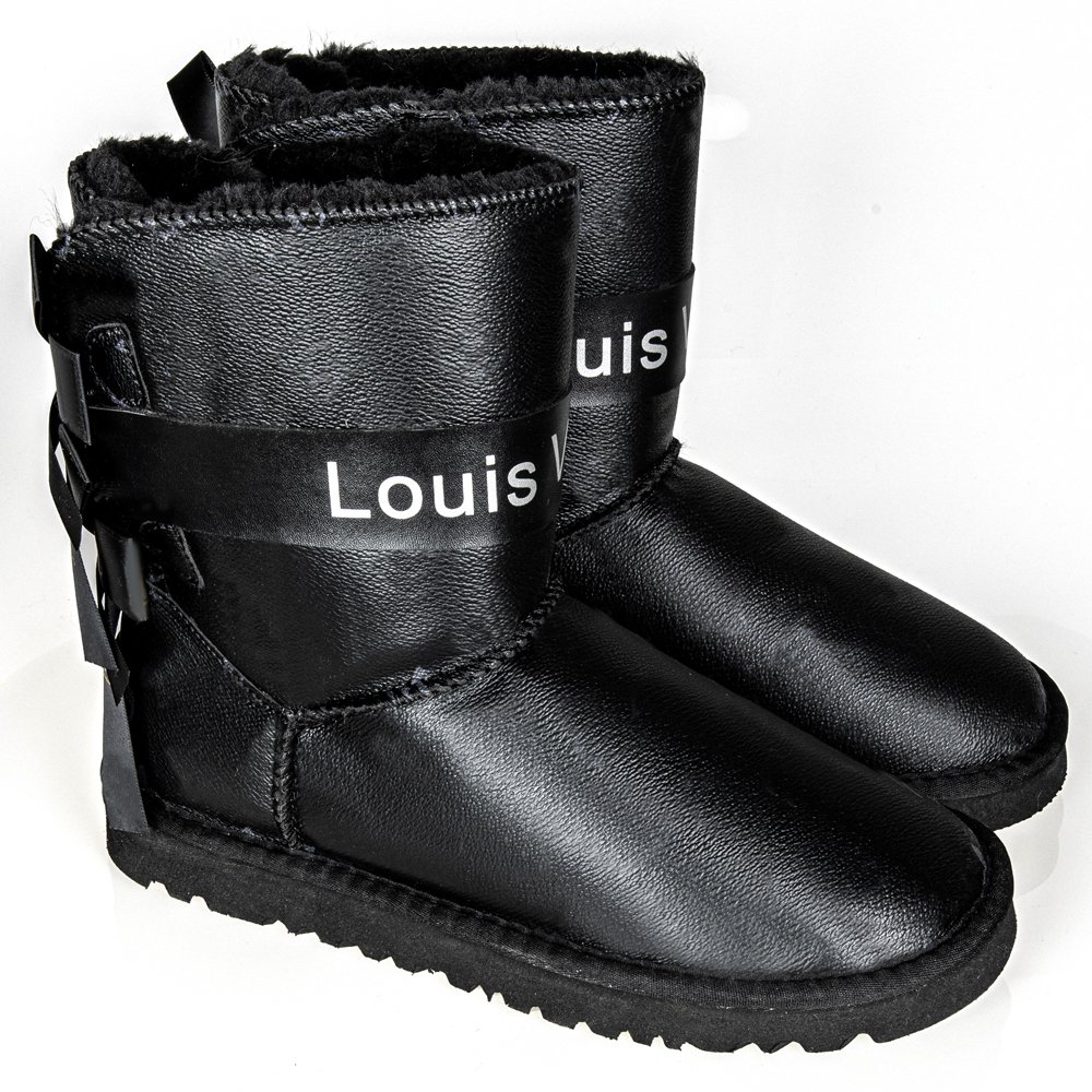 New Custom Women's Wool Boots Rhinestone Boots Shoes Winter Outdoor Designer Fur Boots For Women Free Sample