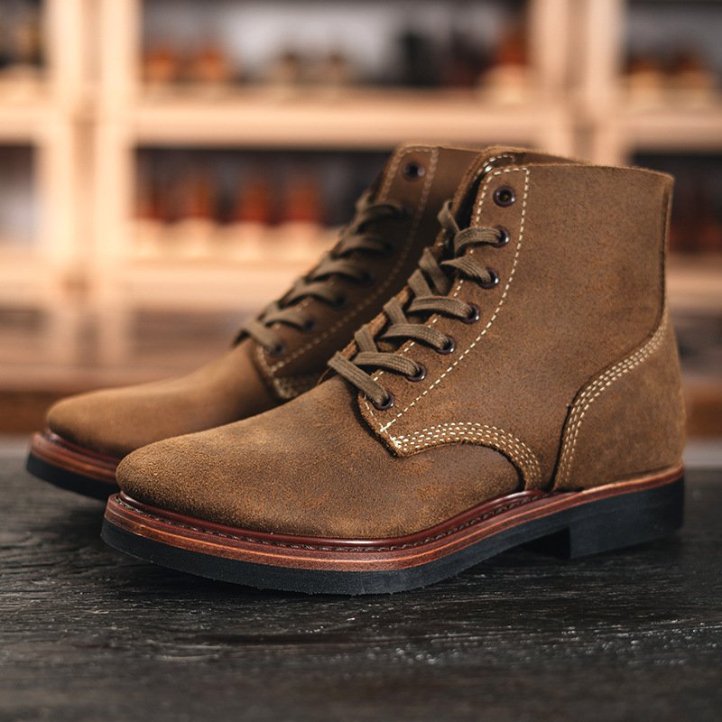 Goodyear Stitching Technology Boots versatile fashion shoes winter casual leather boots boots for men