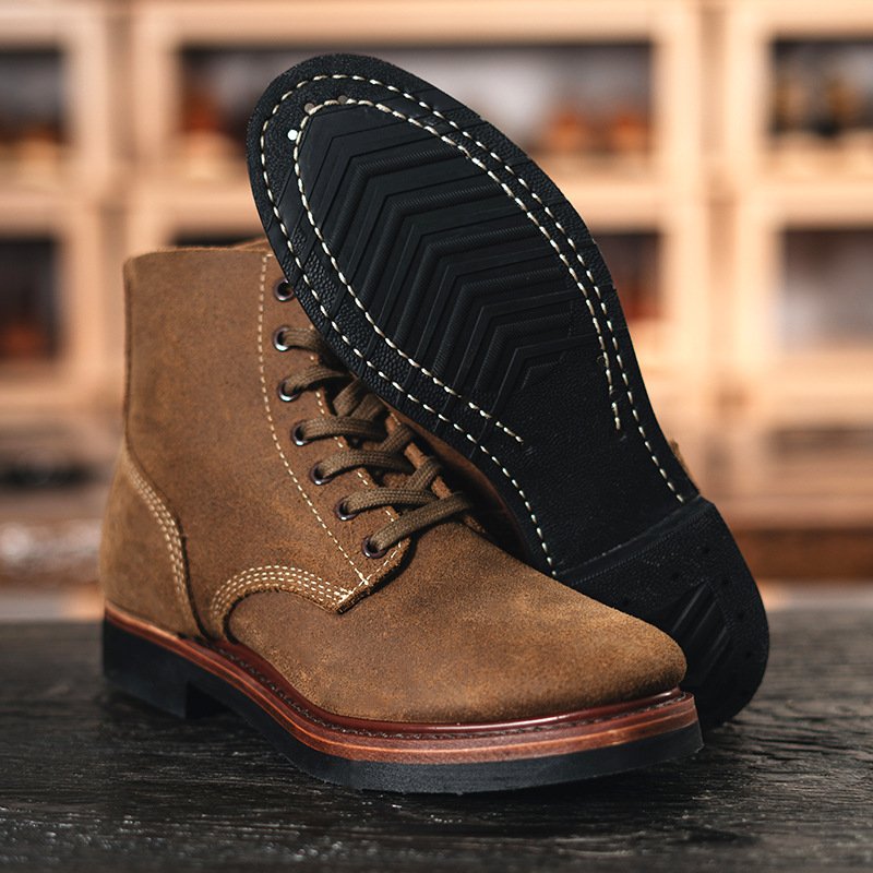 Goodyear Stitching Technology Boots versatile fashion shoes winter casual leather boots boots for men