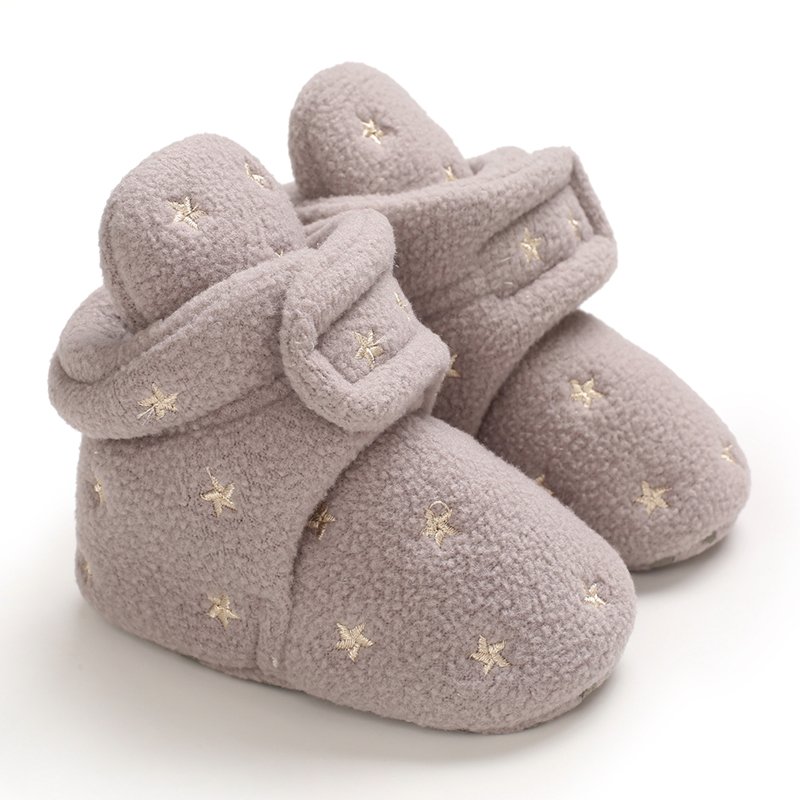 Shopify Winning Products 2024 Winter Newborn Soft Thermal Cartoon Printed Baby Snow Boots for Toddlers