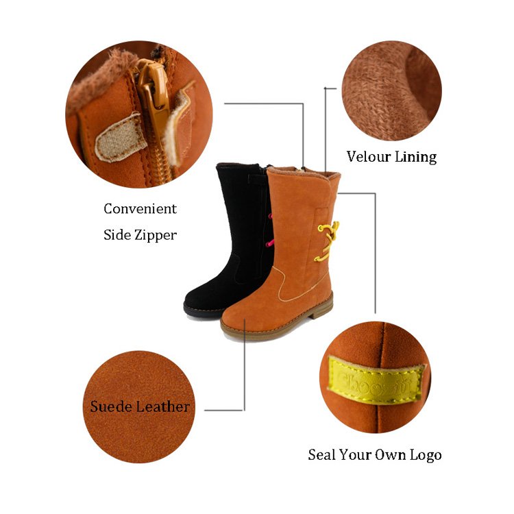CHOOZII Mid Calf Boots Women Shoes Side Zipper Suede Leather Winter Boots for Women 2022 Fashion Womne's Boots