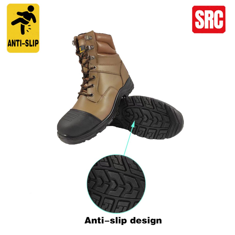 VITOSAFE High Quality High-cut Steel Toe Safety Boots S3 for Men Botas de seguridad with Zipper