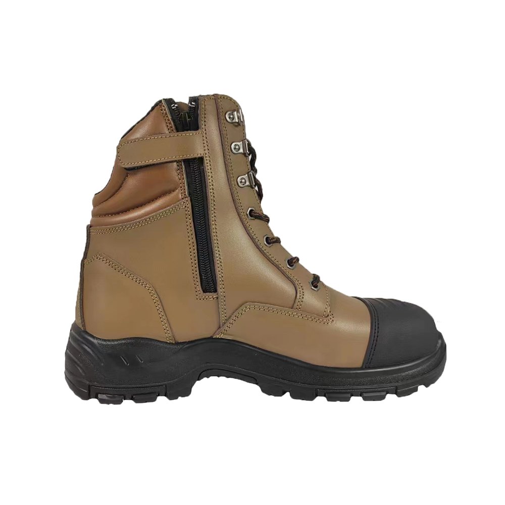 VITOSAFE High Quality High-cut Steel Toe Safety Boots S3 for Men Botas de seguridad with Zipper