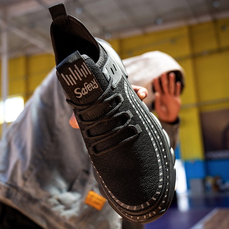Hot Selling Industrial Protective Fashion Breathable Work Boot Casual Trainers Steel Toe Safety Shoes for Men /safety shoes