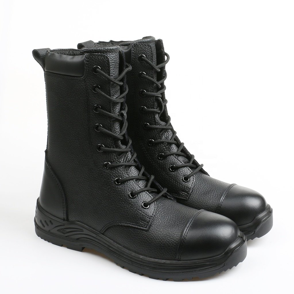 manufacturer factory custom safety shoes for men steel toe boots leather slip resistant waterproof stab resistant s3 wholesale
