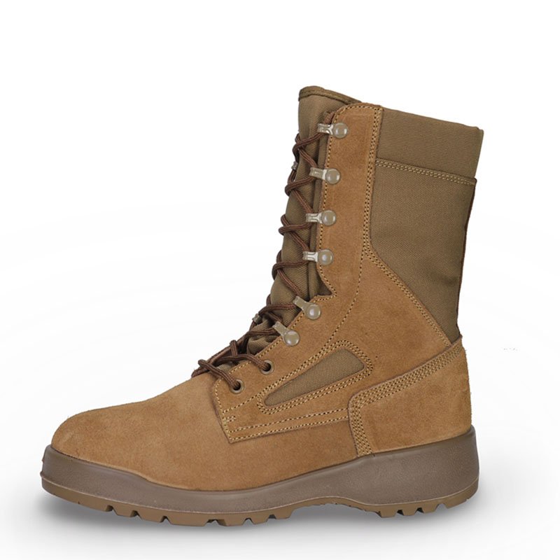 Ready Stock Outdoor Breathable Durable Anti slip Waterproof Shock-absorbing Tactical Hiking Safety shoes boots
