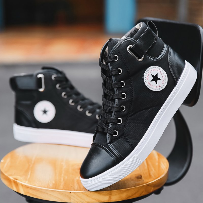 2023 Autumn Winter Retro Fashion High-top Casual Shoes Big Size Custom Brand Sneaker Boots for Man