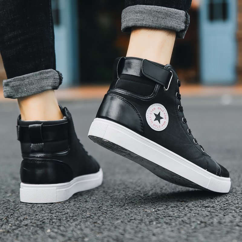 2023 Autumn Winter Retro Fashion High-top Casual Shoes Big Size Custom Brand Sneaker Boots for Man