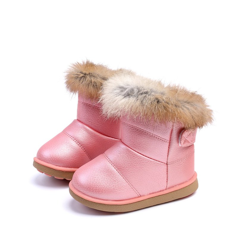 Wholesale Autumn winter Children Casual Shoes Baby Girls Fashion Casual Winter thicken Warm Snow Boots Kids Outdoor Snow Boots